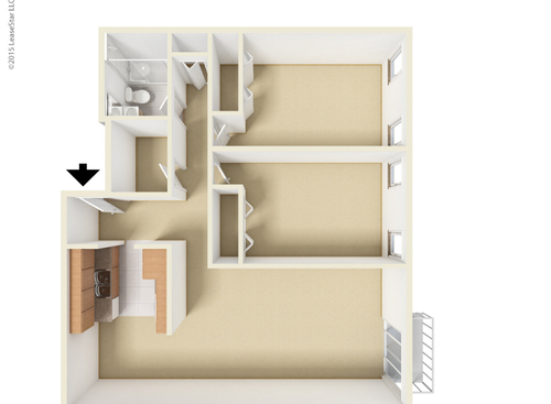 White Pine: Beds - 2: Baths - 1: SqFt Range - 920 to 920
