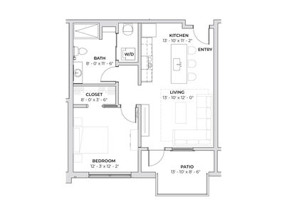 Axle: Beds - 1: Baths - 1: SqFt Range - 740 to 740
