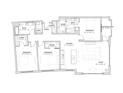 Walker: Beds - 3: Baths - 2: SqFt Range - 1612 to 1612