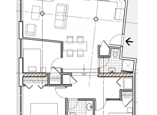 Three Bedroom Floorplan Layout 24 Merrimack Apartments.