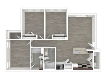 Magnolia 3x3 2d Floorplan