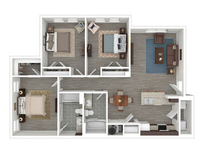 Magnolia 3x3 2d Floorplan