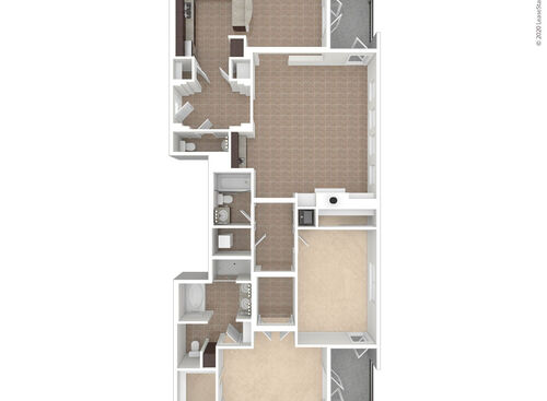 2x2.5G 3D Unfurnished