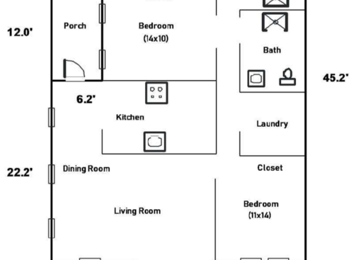 The Wando 3 Bed 2 Bath
