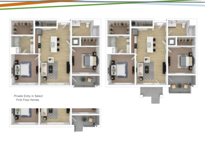 Ellison: Beds - 2: Baths - 2: SqFt Range - 1046 to 1046