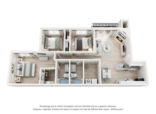 Marina View: Beds - 3: Baths - 2: SqFt Range - 1100 to 1100