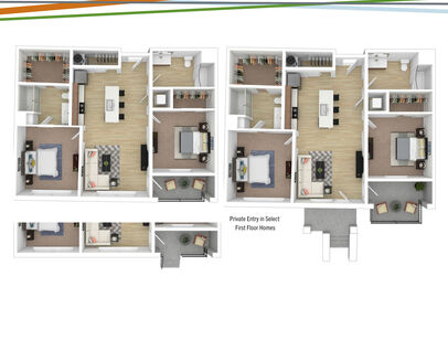 Emerson: Beds - 2: Baths - 2: SqFt Range - 1079 to 1081