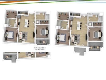 Grayson: Beds - 2: Baths - 2: SqFt Range - 1107 to 1107