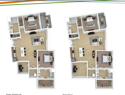 Preston: Beds - 2: Baths - 2: SqFt Range - 1432 to 1432