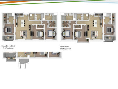 Taylor: Beds - 3: Baths - 3: SqFt Range - 1589 to 1589