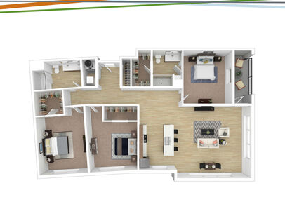 Walker: Beds - 3: Baths - 2: SqFt Range - 1612 to 1612