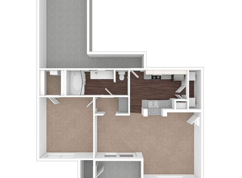 San Gabriel: Beds - 1: Baths - 1: SqFt Range - 723 to 723