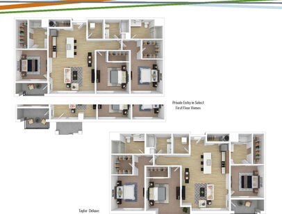 Taylor: Beds - 3: Baths - 3: SqFt Range - 1589 to 1589