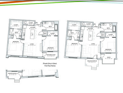 Grayson: Beds - 2: Baths - 2: SqFt Range - 1107 to 1107