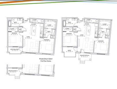 Henry: Beds - 2: Baths - 2: SqFt Range - 1110 to 1110