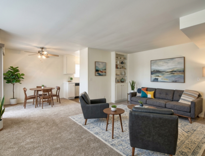 Living Room and Dining Room