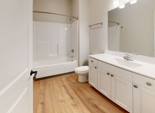 Tub in Loft Apartment at Lofts at 128