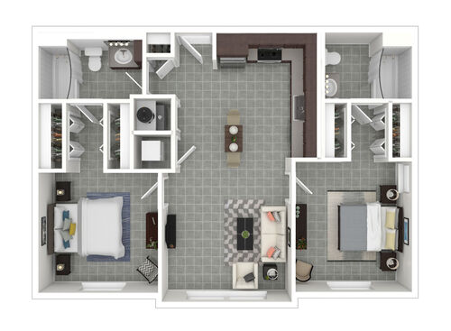 B160: Beds - 2: Baths - 2: SqFt Range - 921 to 921
