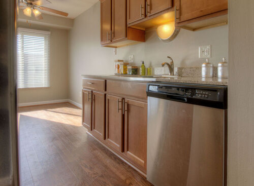 Upgraded Galley Style Kitchen
