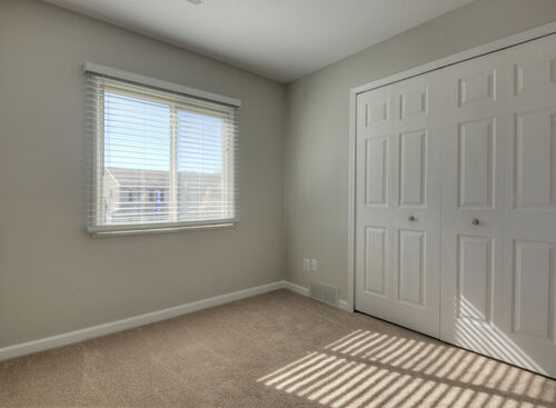 Double Closets in the First Bedroom