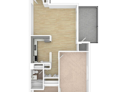 Lafayette - 1 Bed, 1 Bath, 725-758 sf