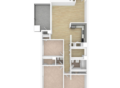 Lafayette - 3 Beds, 1.5 Baths, 1065 sf