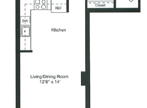 Studio 738: Beds - Studio: Baths - 1: SqFt Range - 738 to 738