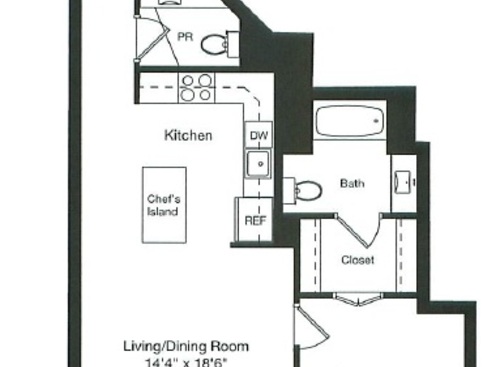 1 Bed/1.5 Bath 936: Beds - 1: Baths - 1.5: SqFt Range - 936 to 936