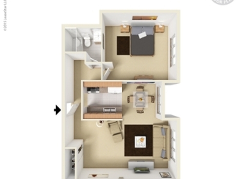 Centennial: Beds - 1: Baths - 1: SqFt Range - 850 to 850