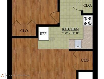One Bedroom One Bath: Beds - 1: Baths - 1: SqFt Range - 628 to 628