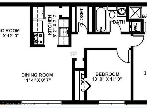 2 Bed 2 Bath Duplex 2nd Floor: Beds - 2: Baths - 2: SqFt Range - 990 to 990