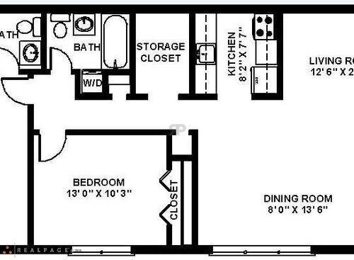 2 Bed 2 Bath Deluxe Duplex 1st: Beds - 2: Baths - 2: SqFt Range - 1055 to 1055