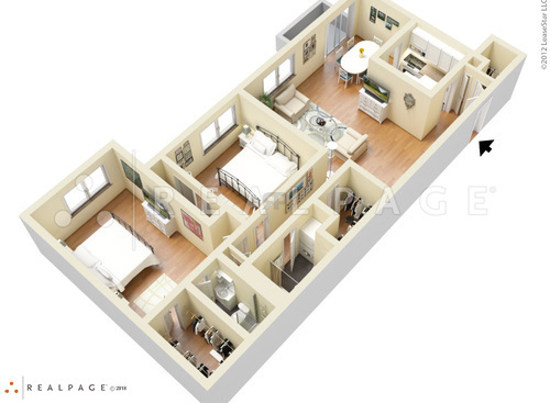 2 Bed 2 Bath Stratford House: Beds - 2: Baths - 2: SqFt Range - 1080 to 1080