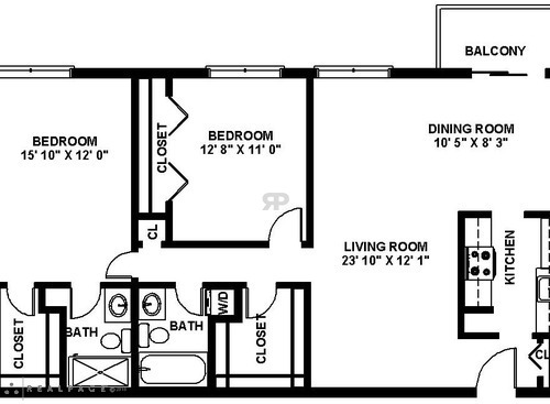 2 Bed 2 Bath Deluxe Stratford: Beds - 2: Baths - 2: SqFt Range - 1100 to 1100