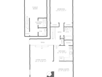 Adams House I: Beds - 1: Baths - 1.5: SqFt Range - 1271 to 1271