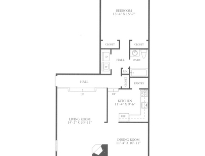 Adams House II: Beds - 1: Baths - 1: SqFt Range - 937 to 937