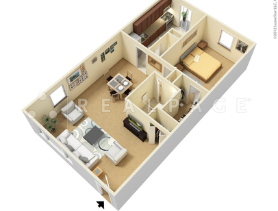Ellery House: Beds - 1: Baths - 1: SqFt Range - 811 to 811