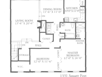 Quincy House II: Beds - 2: Baths - 2: SqFt Range - 1331 to 1331