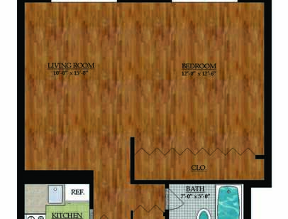 Studio: Beds - Studio: Baths - 1: SqFt Range - 480 to 480