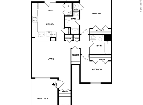 2 Bed 2 Bath Lower Handicap: Beds - 2: Baths - 1.75: SqFt Range - 1100 to 1100