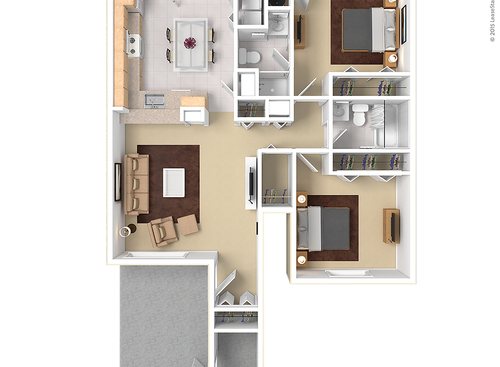 2 Bed 2 Bath Lower Regular: Beds - 2: Baths - 1.75: SqFt Range - 1100 to 1100