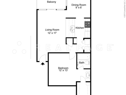 Red Oak: Beds - 1: Baths - 1: SqFt Range - 700 to 700