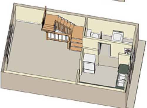 The Eastman: Beds - 3: Baths - 1.5: SqFt Range - 1300 to 1300