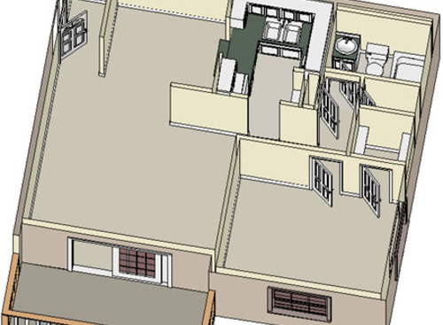One Bedroom: Beds - 1: Baths - 1: SqFt Range - 700 to 700