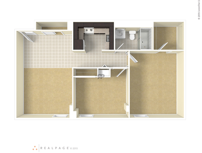 The New Englander: Beds - 2: Baths - 1: SqFt Range - 690 to 690