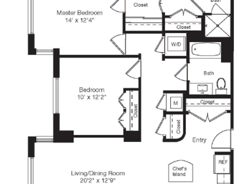 2 Bed/2 Bath 1182: Beds - 2: Baths - 2: SqFt Range - 1182 to 1182