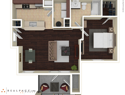 Scarlet: Beds - 1: Baths - 1: SqFt Range - 751 to 751