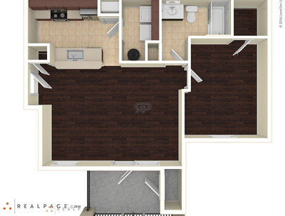 Scarlet: Beds - 1: Baths - 1: SqFt Range - 751 to 751