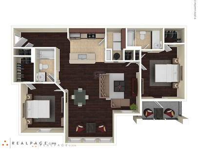 Cloudy Skies: Beds - 2: Baths - 2: SqFt Range - 1236 to 1236