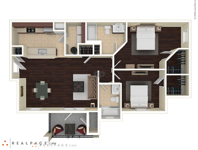 Blue Dawn: Beds - 2: Baths - 2: SqFt Range - 1100 to 1100